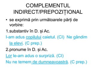 Complementul cl.6 | PPT