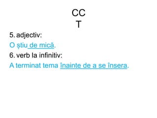 Complementul cl.6 | PPT