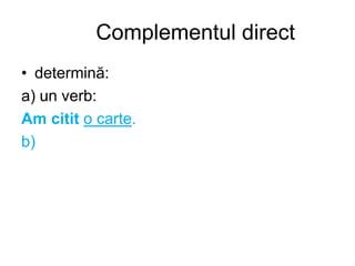 Complementul cl.6 | PPT