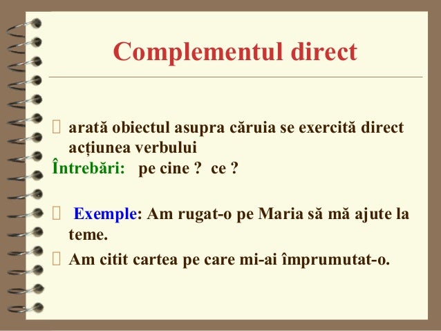 Complemetul Prezentare