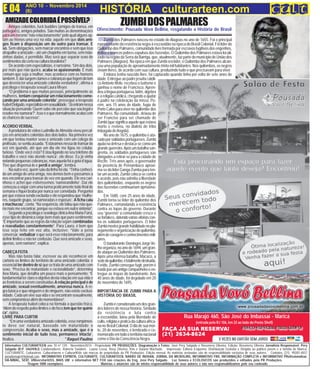 E 04 ANO 10 - Novembro 2014 H O I S INFORMATIVO T Ó wwRw.IcAultu OFICIAL (6) r a r tecenu.DA clotmurarteen.FAMÍLIA DE MARI...