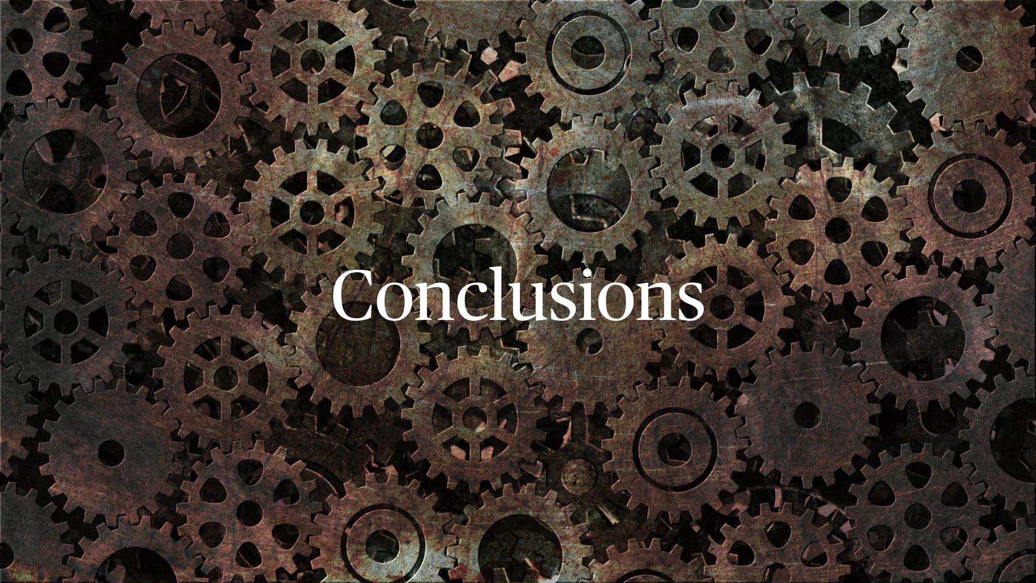 Conclusions 