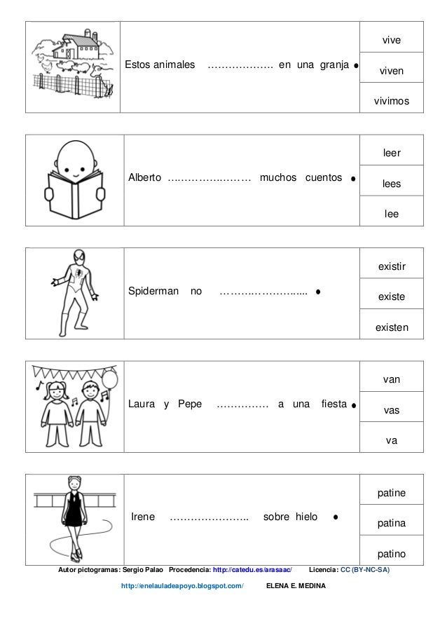 Completa oraciones