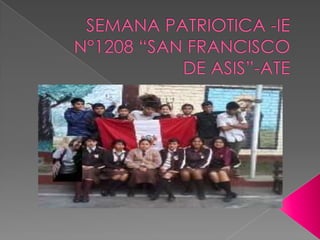 IE 1208 SAN FRANCISCO DE ASIS-ATE/CULTURA ESCOLAR 2013-14