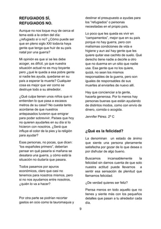 3
REPA “ALE 2016PRESENTACIÓN DEL DIRECTOR.
Estimada Comunidad Educativa:
Con alegría y satisfacción nos dirigimos a vosotros para presentaros un nuevo
ejemplar de la revista “ALFAR”, y ya van trece. Os invitamos desde esta página a
que saboreéis una nueva edición de nuestra Revista de Centro “ALFAR”.
En este puñado de hojas, palpita un Curso Escolar, único e irrepetible como son
todos los cursos escolares, llenos de vivencias, de alegrías y sinsabores como la
vida misma, porque el Centro Educativo es la
vida y educa para la vida.
En este curso, hemos realizado actividades
donde participa toda la Comunidad Educativa:
Fiesta de Navidad, Jornada Cultural dedicada a
la “Ciudad de Madrid”, realizando diversas
actividades: Cinco visitas guiadas, un día en el
“Retiro”, concursos fotográfico y de relatos.
Para despedir el curso: una excursión de
convivencia a la ciudad de Valladolid.
Además, poniendo en práctica nuestro proyecto
educativo, trasmitimos a nuestros alumnos la
importancia de saber que se puede aprender
siempre, la búsqueda continua de una
extraordinaria convivencia escolar, el desarrollo de habilidades de pensamiento
crítico, el fomento de la toma de decisiones, el uso de las nuevas tecnologías.
Nuestro proyecto educativo pretende ser una garantía para los alumnos, que les
permita alcanzar éxitos profesionales y personales.
Volvemos a insistir a los alumnos, la experiencia así nos lo enseña, sobre la
necesidad de que se “reenganchen” al CEPA de forma diaria, en la necesidad del
esfuerzo, la adquisición de hábitos intelectuales y técnicas de trabajo, ante cualquier
objetivo planteado en el área personal, laboral, familiar etc.
Como director, os agradecemos la confianza depositada en nosotros y os animamos
que sigáis trabajando en vuestra formación, para lograr la capacitación para el
ejercicio de las más diversas actividades profesionales.
Finalmente, os doy las gracias a todos aquellos que, con vuestro apoyo y
colaboración, habéis hecho posible este número de la revista “ALFAR”, e invito al
resto a participar en ella el próximo curso. Y os hago saber que tanto el Equipo
Directivo, Claustro de Profesores y Consejo de Centro, nos tenéis a vuestra
disposición.
¡Felices vacaciones y hasta septiembre!
 