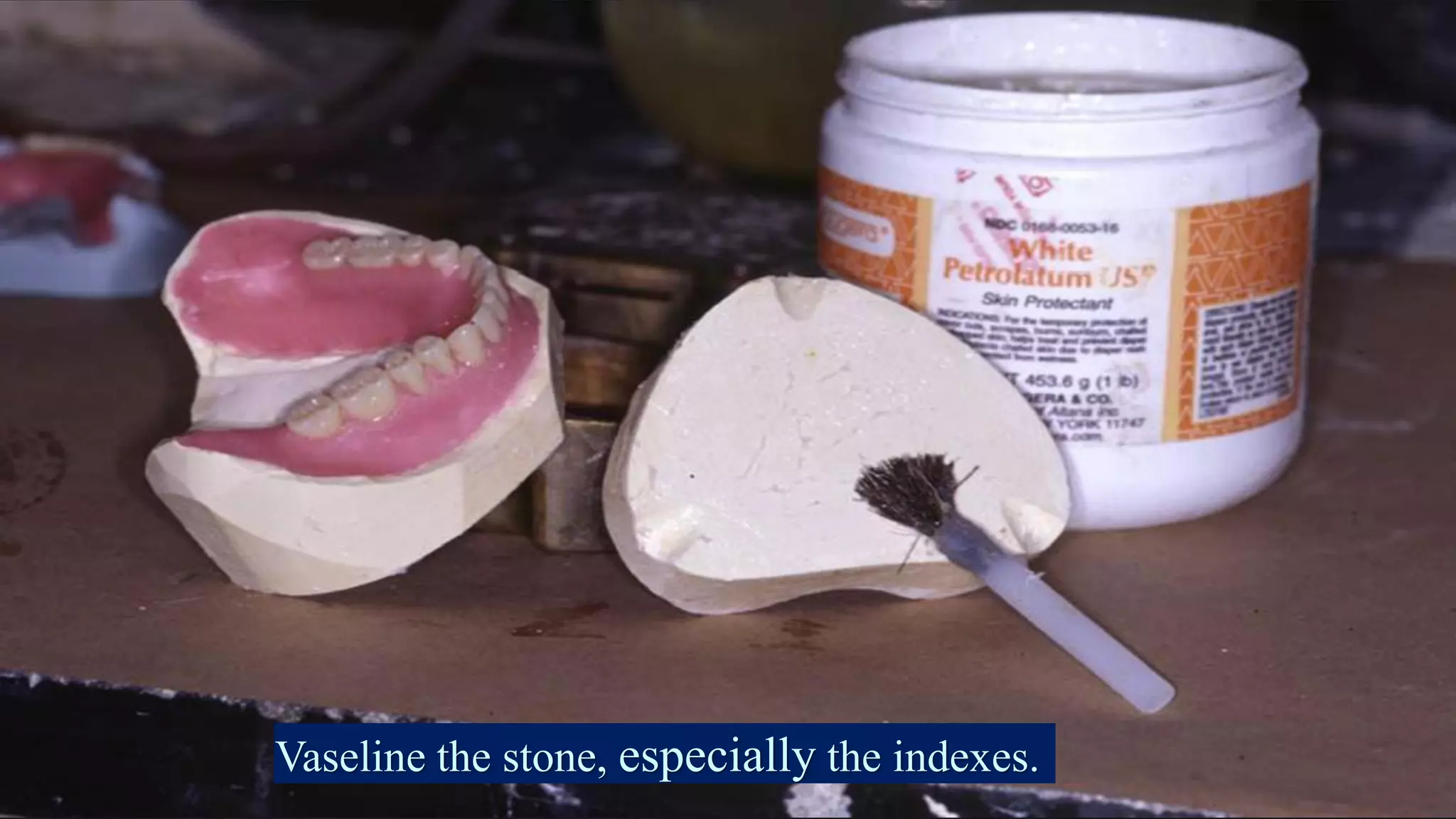 Vaseline the stone, especially the indexes.

 