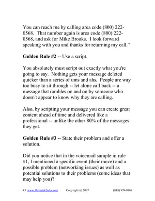 Complete book of phone scripts | PDF
