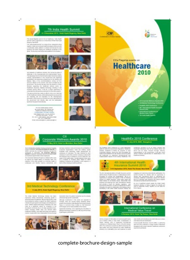 complete brochure design samples example of a flyer for an advertisement
