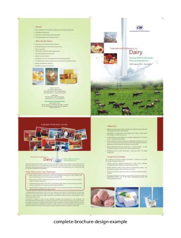 brochure design samples