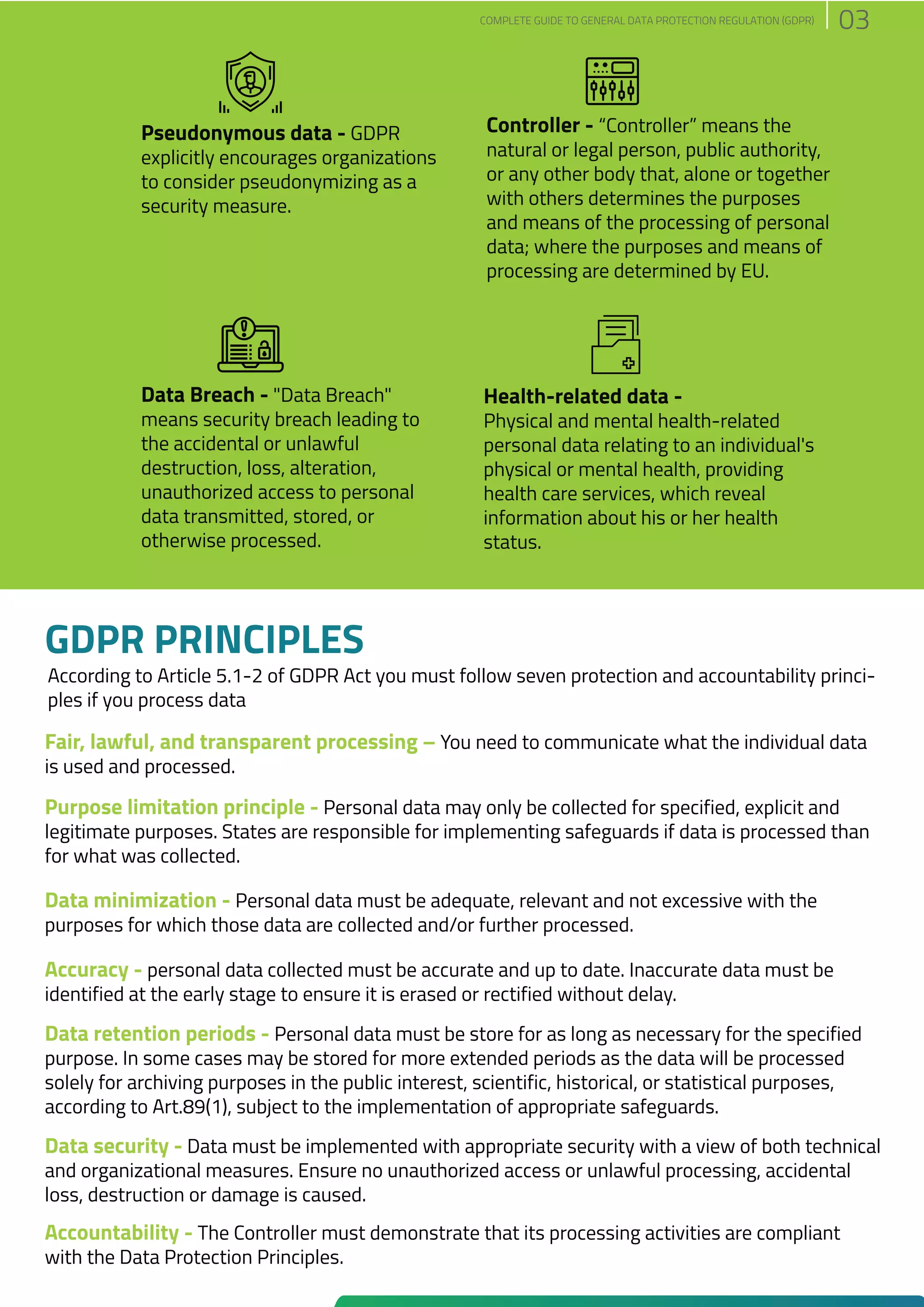 Complete Guide to General Data Protection Regulation (GDPR) | PDF ...
