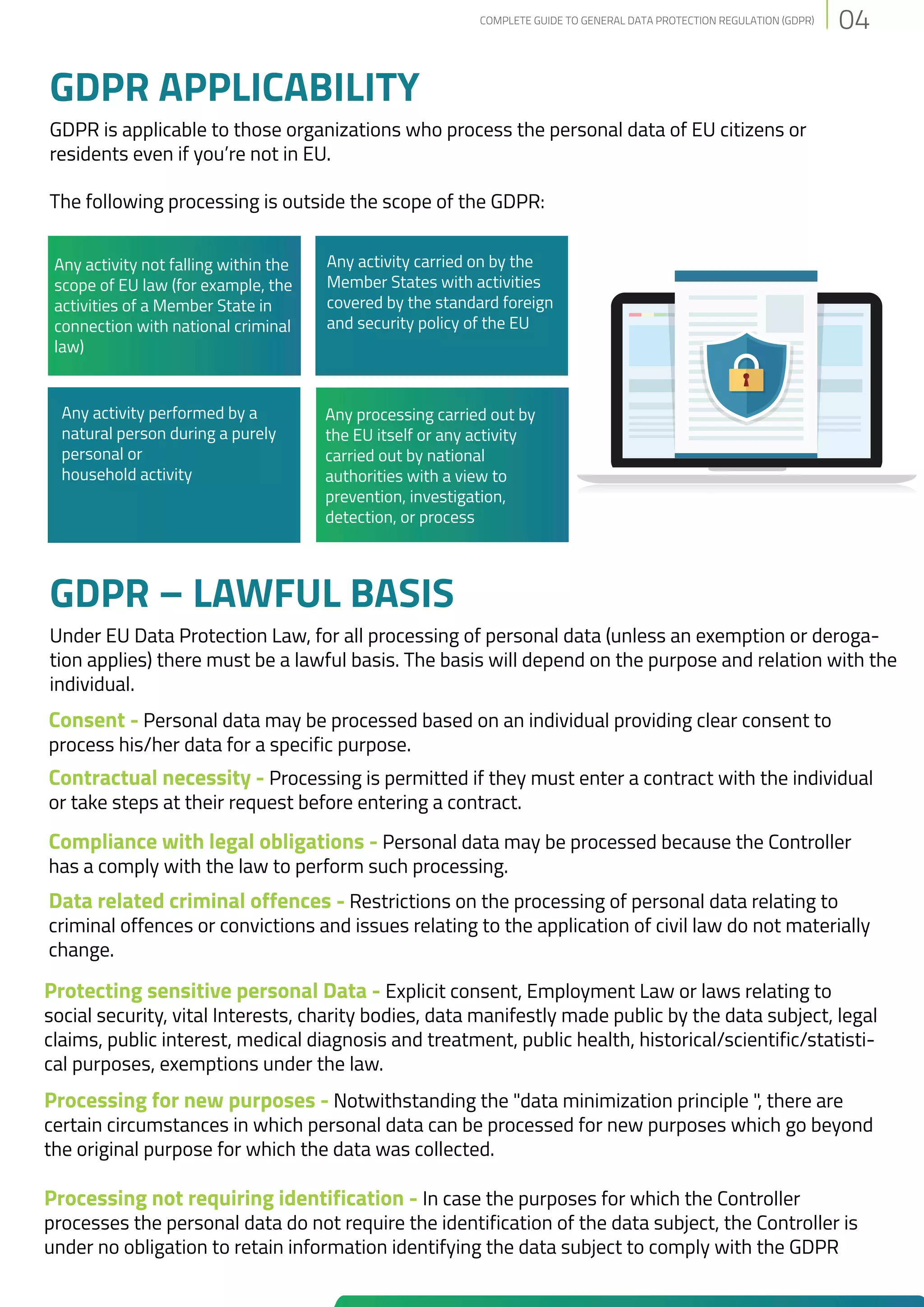 Complete Guide to General Data Protection Regulation (GDPR) | PDF ...