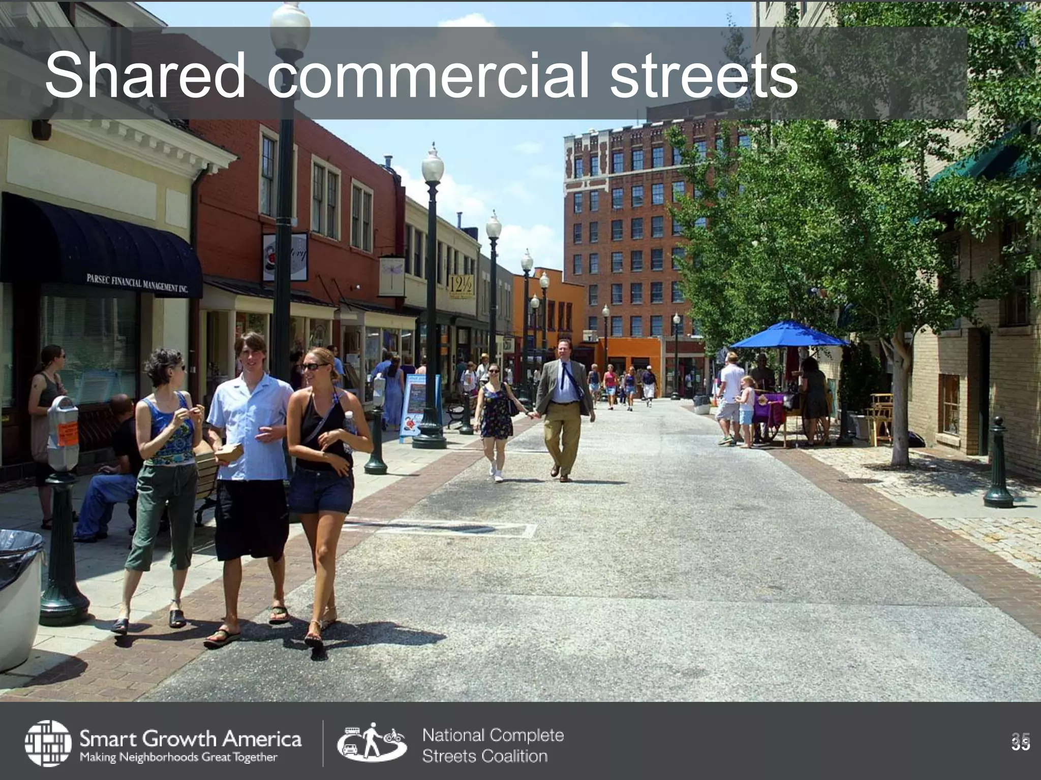 Shared commercial streets
3535
 