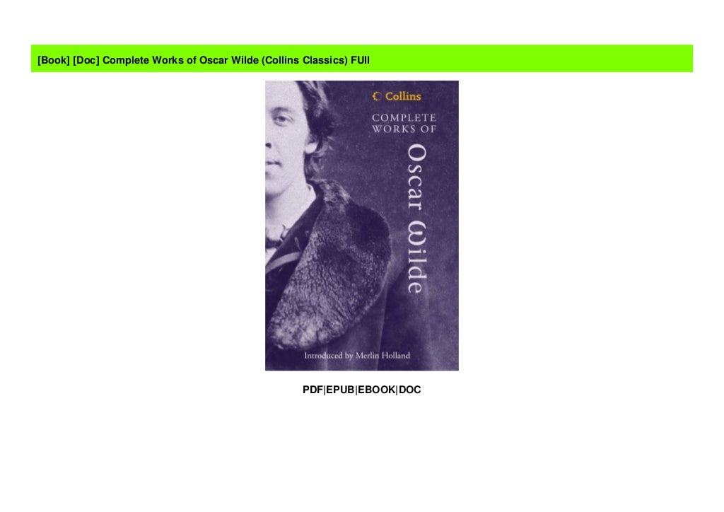 collins complete works of oscar wilde