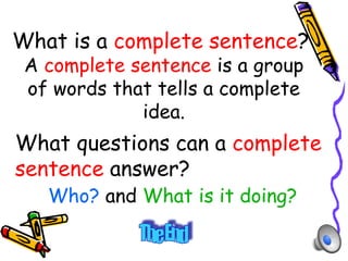 In Complete Definition Complete and incomplete_sentences | PPTX