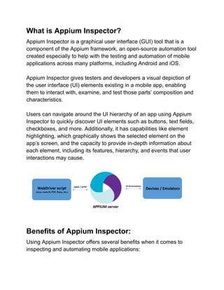Complete Appium Inspector Tutorial For Testing Mobile Apps .pdf | Free ...