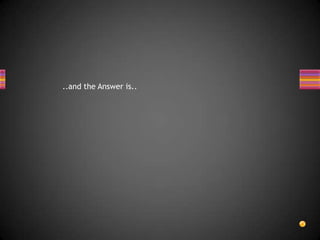 And the answer is…. Phenolphthalein