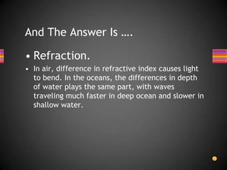 V=I.RAnd The Answer Is …..