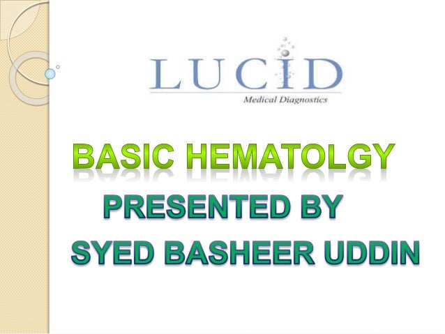 Basic Hematology