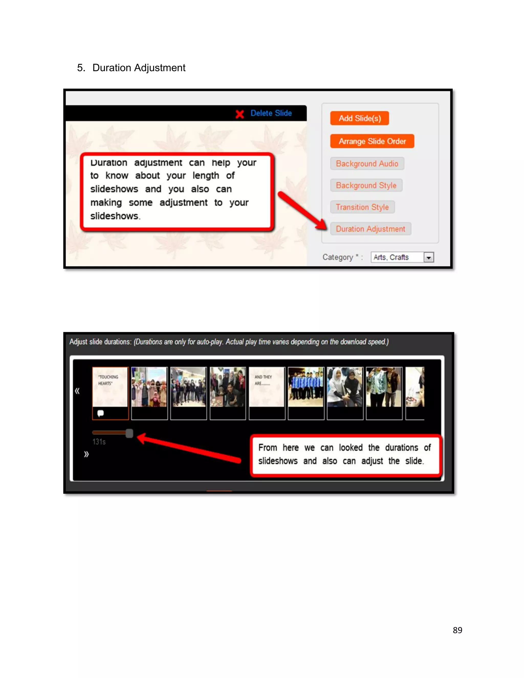 89
5. Duration Adjustment
 