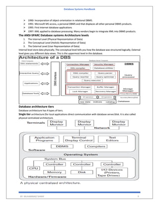 Complete book Database management systems Handbook 3rd edition by ...