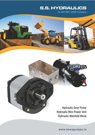 Hydraulic pumps, valves and power packs