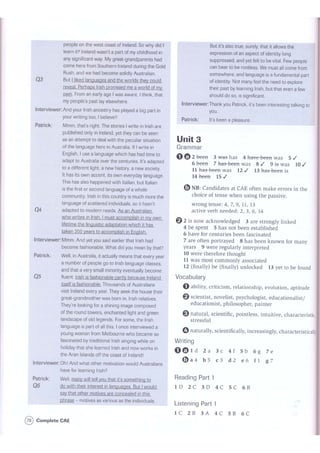 Complete cae workbook_with_answers | PDF