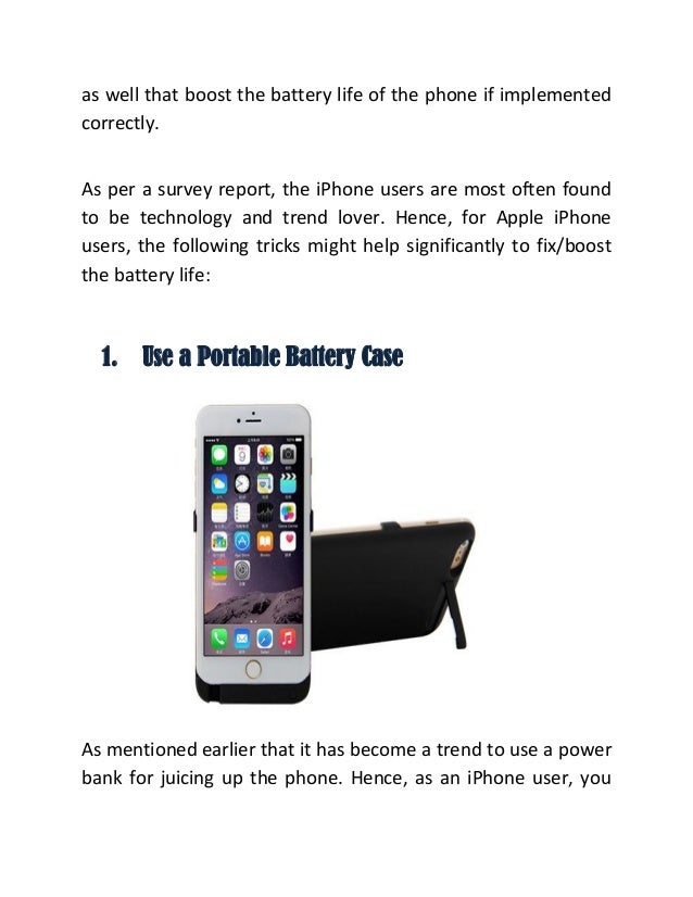 Complete Cheat Guide To Preserve iPhone Battery