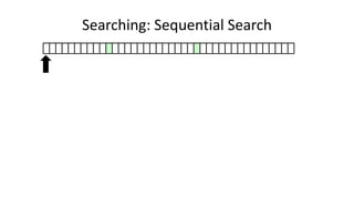 Searching: Sequential Search
 