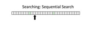 Searching: Sequential Search
 