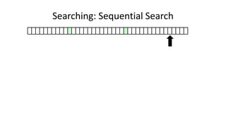 Searching: Sequential Search
 