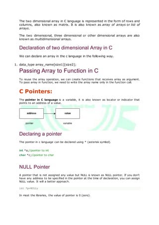 Complete c programming presentation | PDF