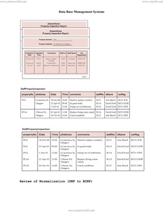 Data Base Management Systems
111
Review of Normalization (UNF to BCNF)
pdfMachine - is a pdf writer that produces quality PDF files with ease!
Get yours now!
“Thank you very much! I can use Acrobat Distiller or the Acrobat PDFWriter but I consider your
product a lot easier to use and much preferable to Adobe's" A.Sarras - USA
www.jntuworld.com
www.jntuworld.com
www.jwjobs.net
 