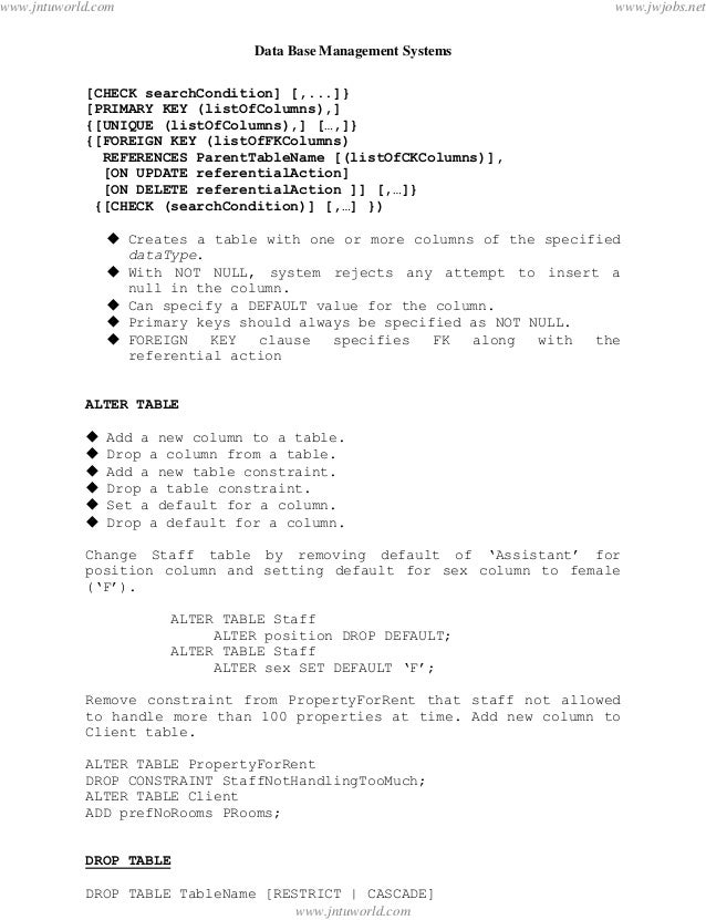Complete dbms notes
