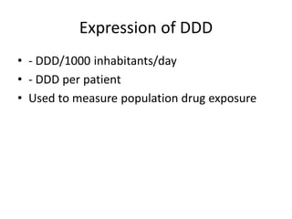 Comprehensive Overview of Daily Defined Dose (DDD) in Pharmacovigilance ...