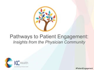 Pathways to Patient Engagement:
Insights from the Physician Community

#PatientEngagement

 