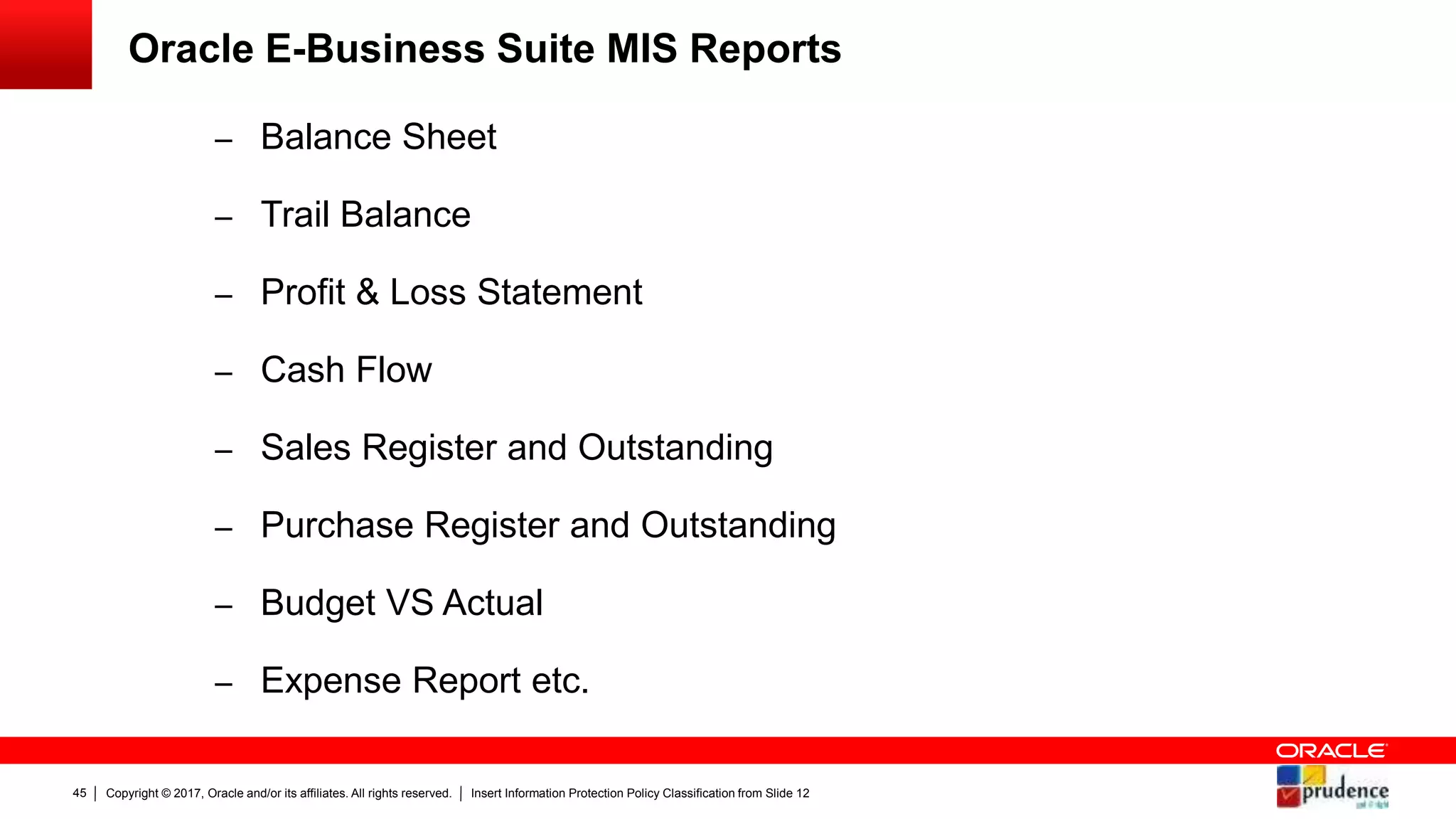 Oracle Solution Presentation | PPTX