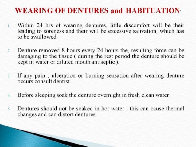 denture dentures muhadharaty pptx