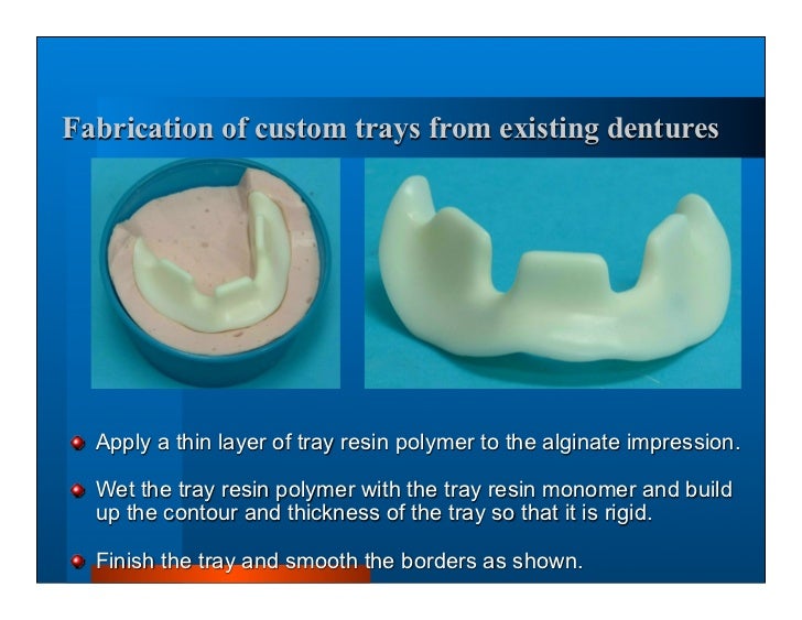 custom trays for dentures Complete dentures 7. final impressions custom trays for dentures Complete dentures 7. final impressions