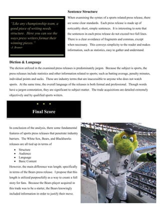How to Write a Sports Press Release (Example and Template)