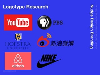 FA102CMOTIONGRAPHICS&SOUNDDESIGN
@BRANDI KINARD
NudgeDesignBranding
Logotype Research
 