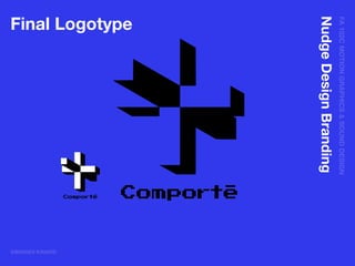 FA102CMOTIONGRAPHICS&SOUNDDESIGN
@BRANDI KINARD
NudgeDesignBranding
Final Logotype
 