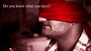 Do you know what you have?
 