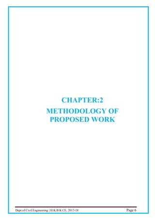 Civil Project Text Complete final year project BE CIVIL | PDF