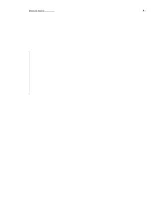 Financial Analysis   3-   .
 