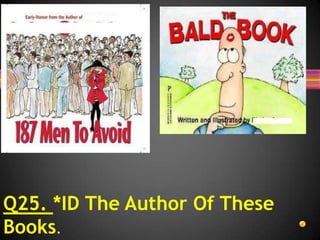 And The Answer Is …..