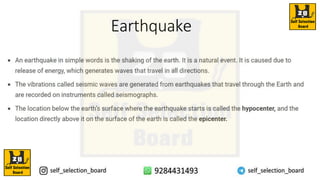 Earthquake
 
