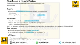 Note: - The Lahaul and Spiti district in the Indian state of Himachal Pradesh consists of the two formerly separate districts of Lahaul
 