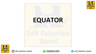 EQUATOR
 