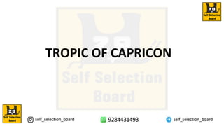 TROPIC OF CAPRICON
 