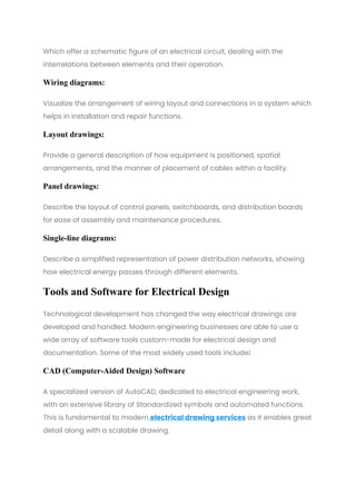 Complete Guide for Electrical Drawing Services 2025 | PDF